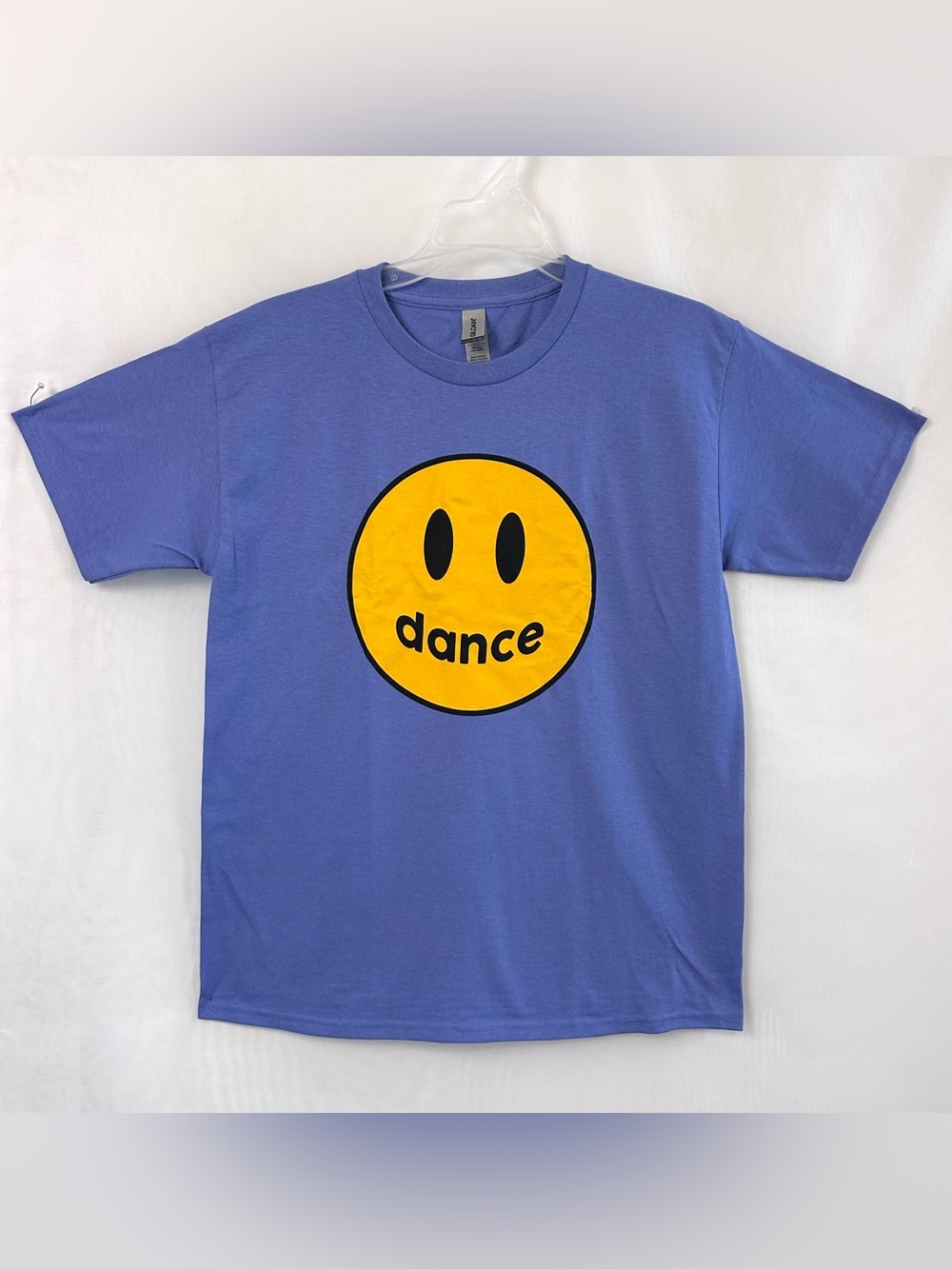 New Dance Smiley Face Short Sleeves Tee / Kids Size Large